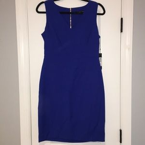 Ivanka Trump Royal Blue VNeck Dress